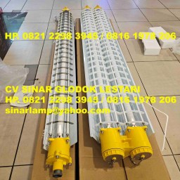 Lampu Explosion Proof Warom HRY52 1x36 dan 2x36 Anti Ledak
